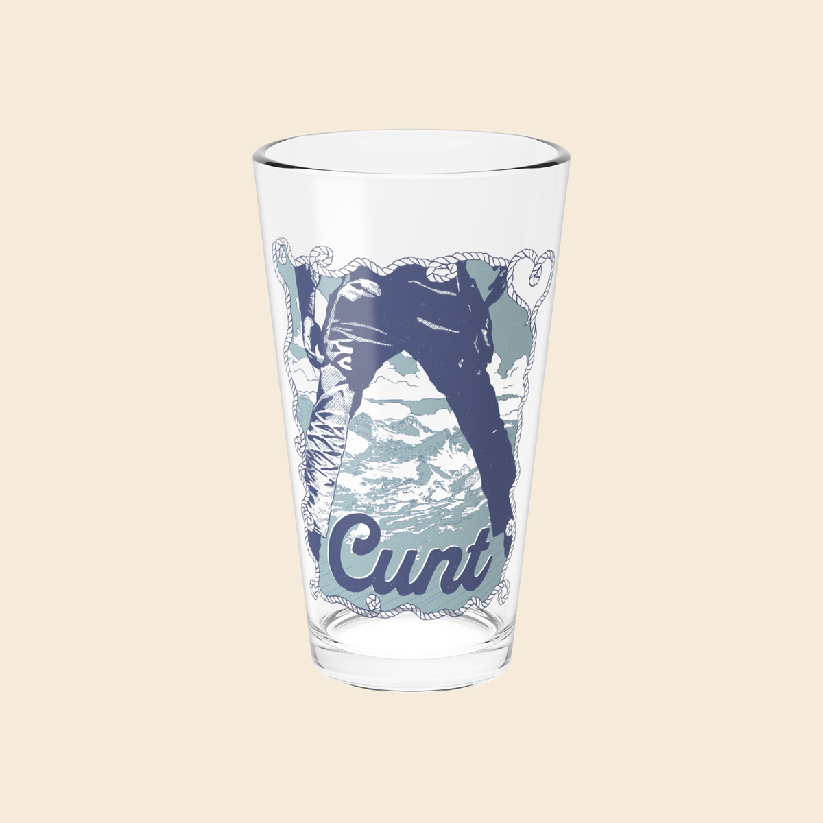 Cunt Pint Glass