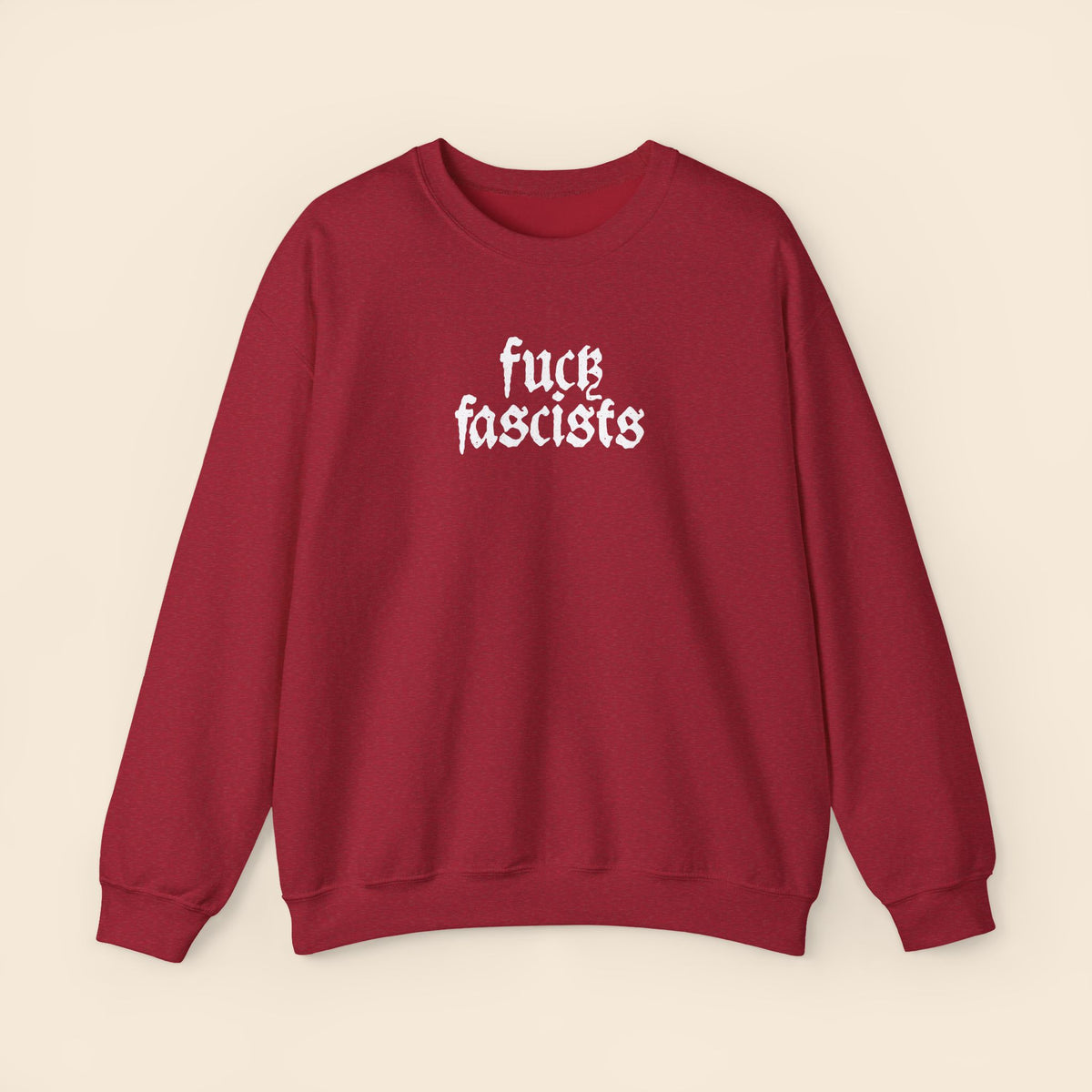 Fuck Fascists | Unisex Crewneck Sweatshirt