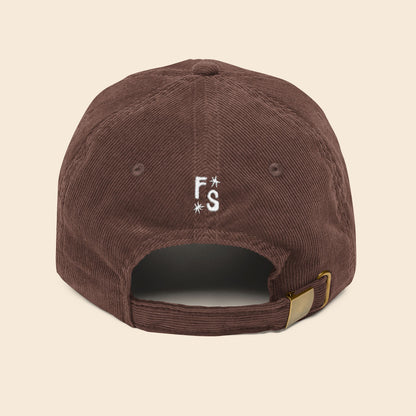 ManEater Brown | Embroidered Corduroy Cap