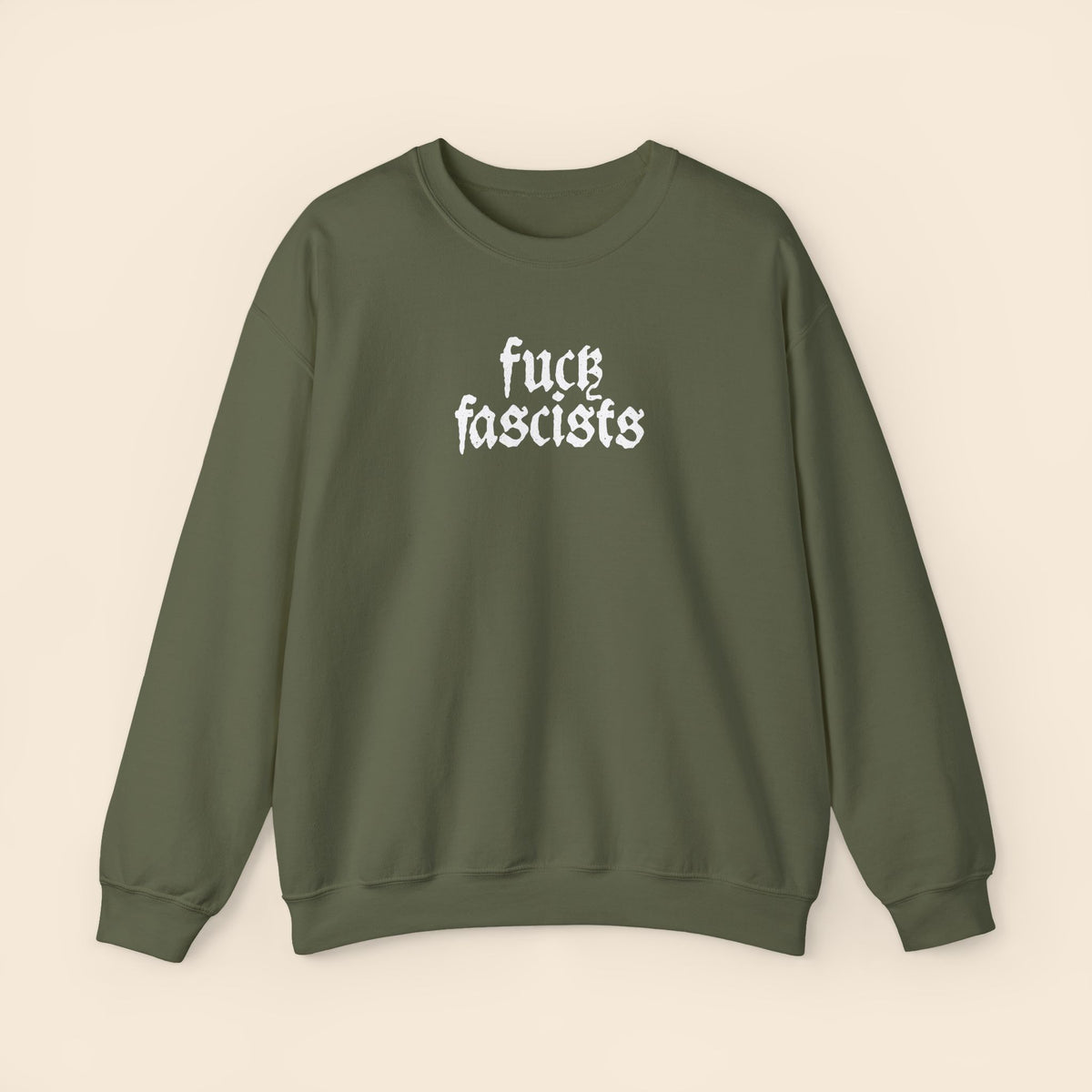 Fuck Fascists | Unisex Crewneck Sweatshirt