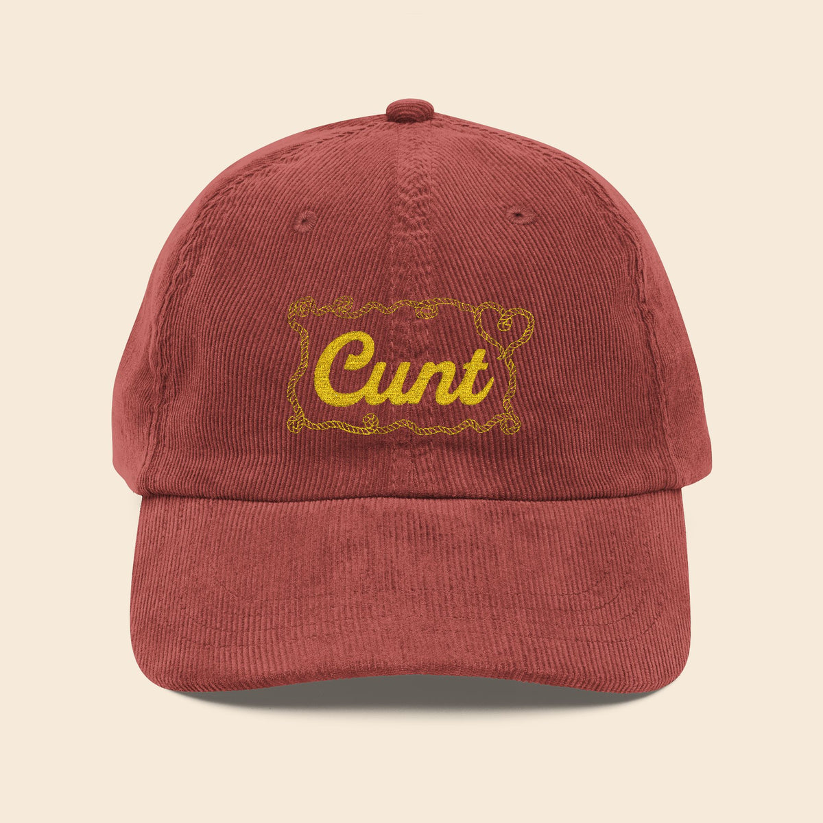 Cunt | Embroidered Corduroy Cap
