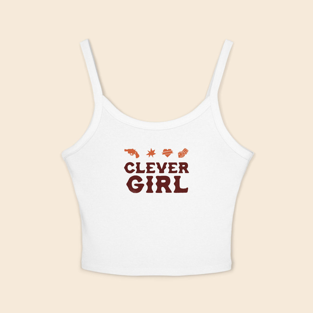 Clever Girl | Women's Spaghetti Strap Tank Top