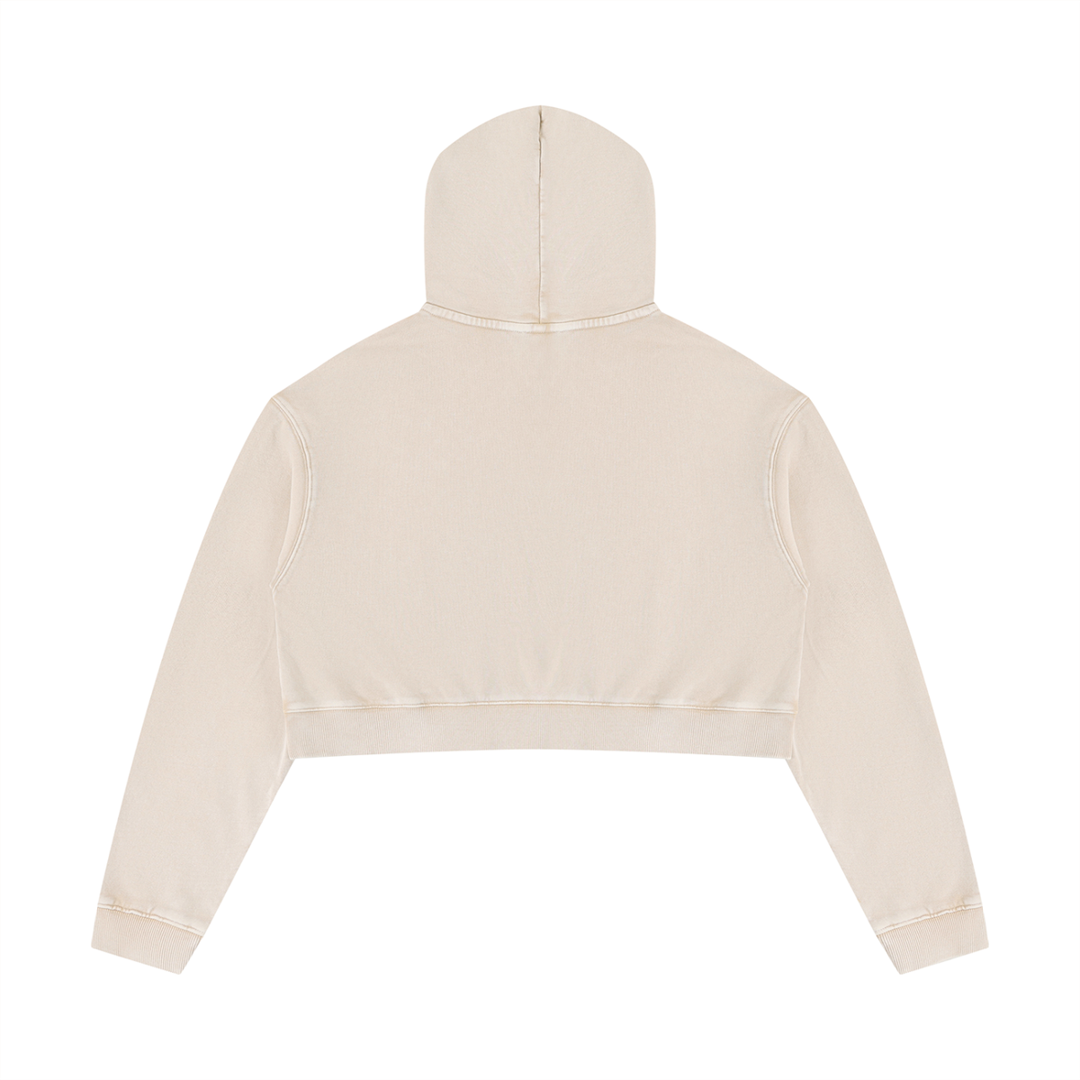 Literally Just a Girl | Mineral Washed Crop Hoodie